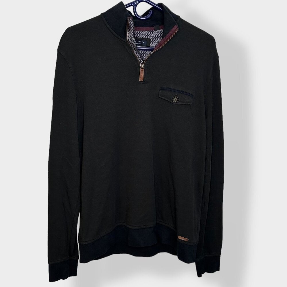 Ted Baker London 1/4 Zip Pullover Sweater‎ 4